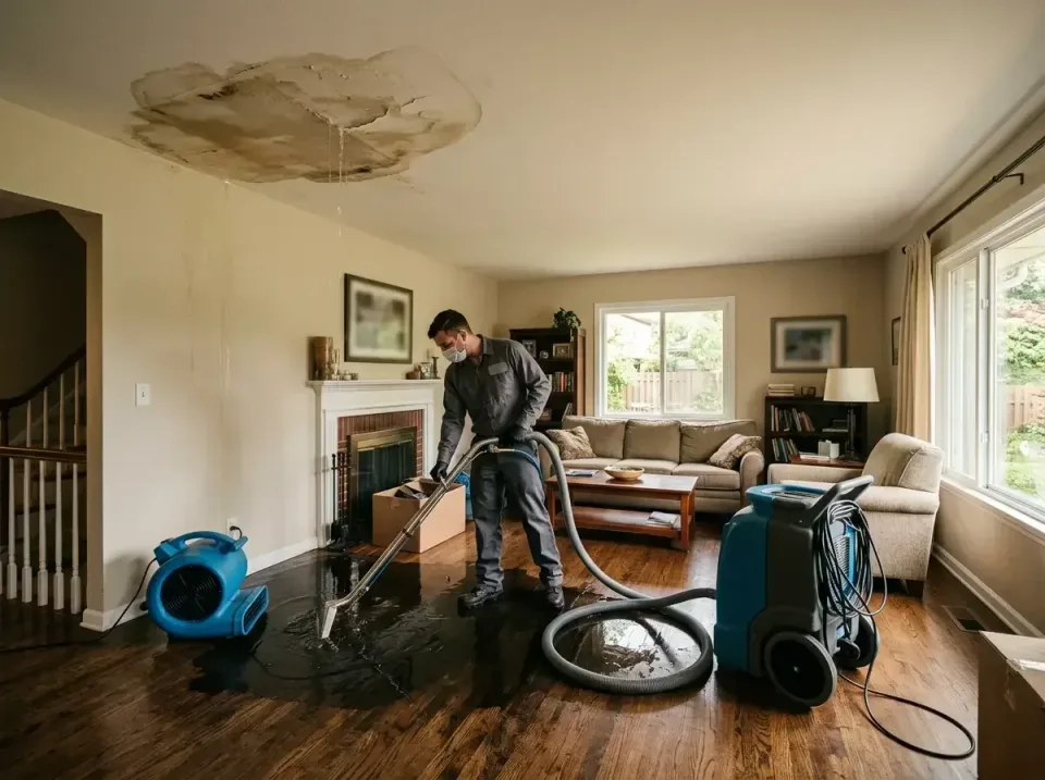 attic-pipe-burst-ceiling-drip-008 — frequently asked questions, Water Damage Restoration & Carpet Care in Berea, KY